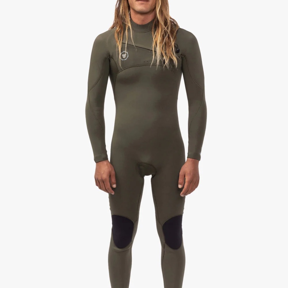 Small Vissla Men's Army Green 7 Seas Wetsuit